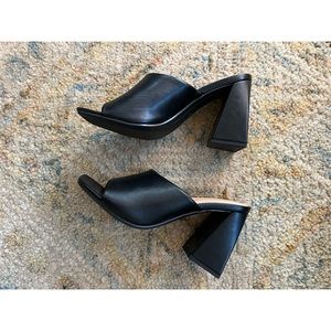 Target “A New Day” Heeled Black Mules.